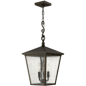 Heritage Trellis LED 11 inch Regency Bronze Outdoor Hanging Lantern