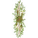 Bridget 4 Light 8.25 inch Soft Gold Sconce Wall Light in Green