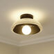 Crawford 1 Light 11.75 inch Matte Black Flush Mount Ceiling Light