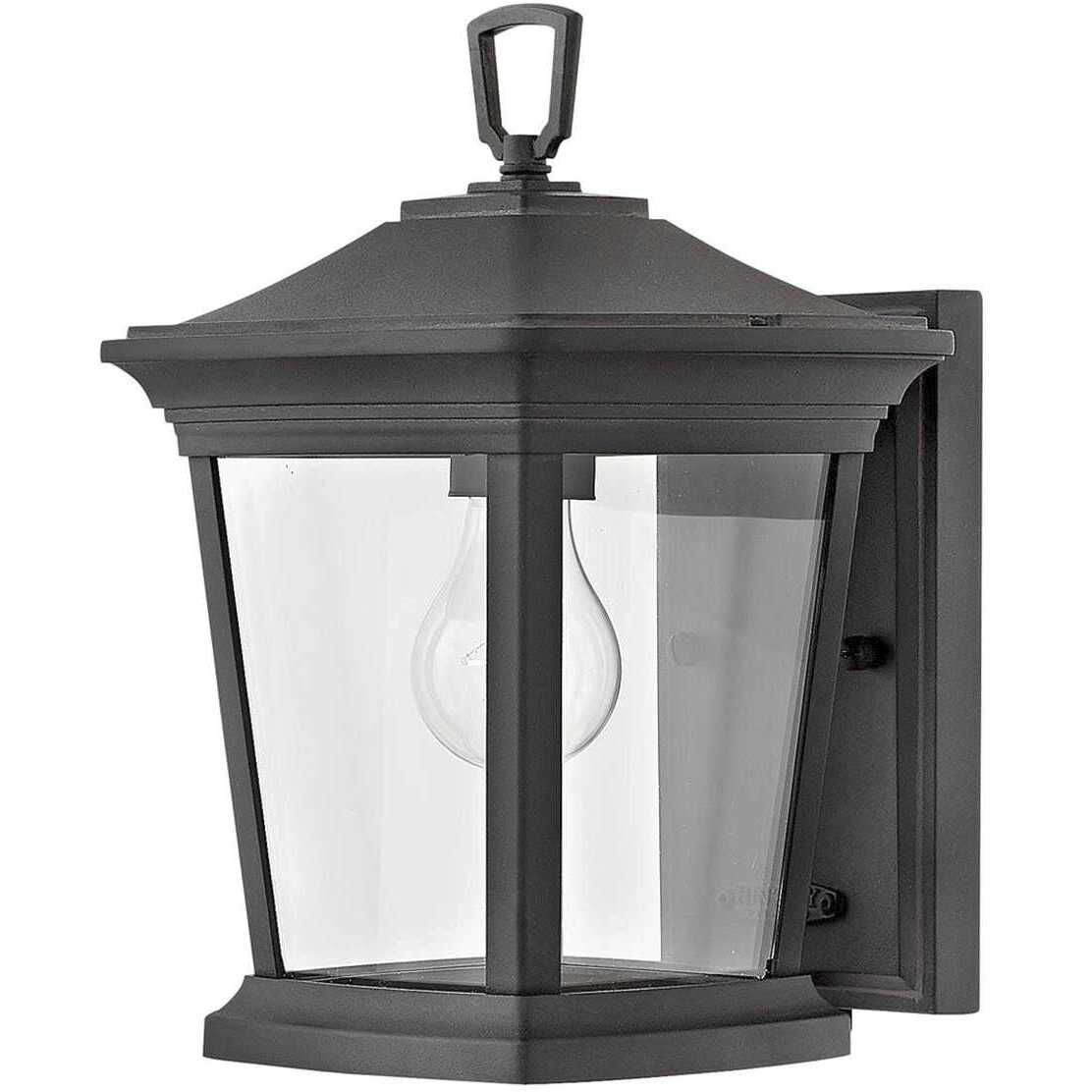 Hinkley 2368MB Bromley Outdoor Wall Mount Lantern in Museum Black