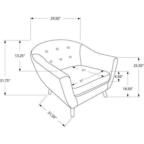 Bensalem Grey Accent Chair 