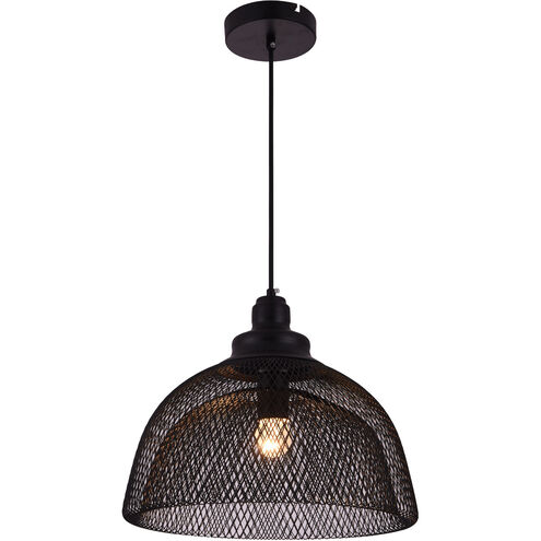 Warren 1 Light 14 inch Black Pendant Ceiling Light