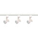 Brentwood 3 Light White Track Lighting Ceiling Light