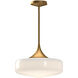 Alora Mood Lincoln 1 Light 14 inch Aged Gold Pendant Ceiling Light