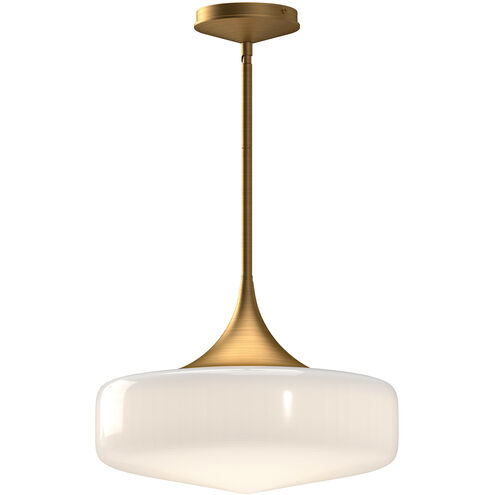 Alora Mood Lincoln 1 Light 14 inch Aged Gold Pendant Ceiling Light