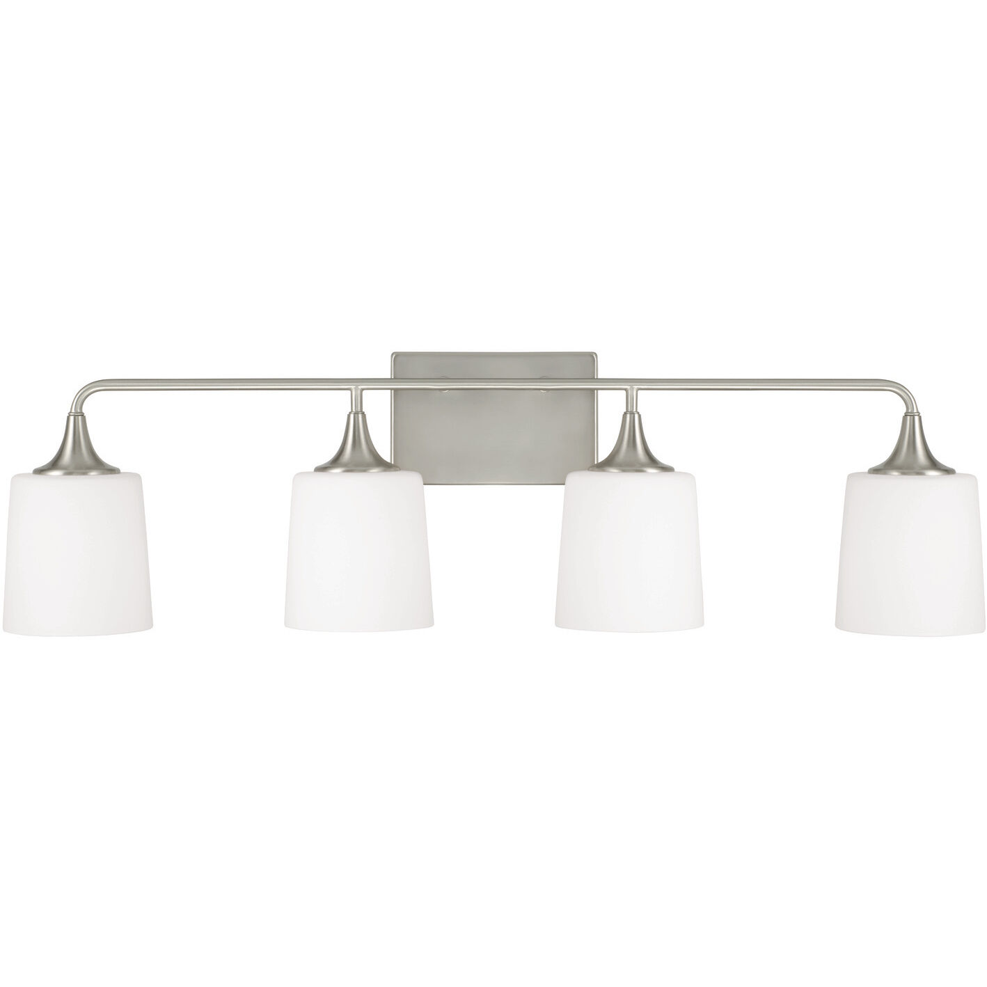 Presley 4 Light 36.75 inch Brushed Nickel Vanity Light Wall Light