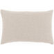 Eliza 19 X 13 inch Light Gray and White Pillow Cover