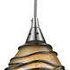 Vines 1 Light 5 inch Satin Nickel Mini Pendant Ceiling Light in Incandescent