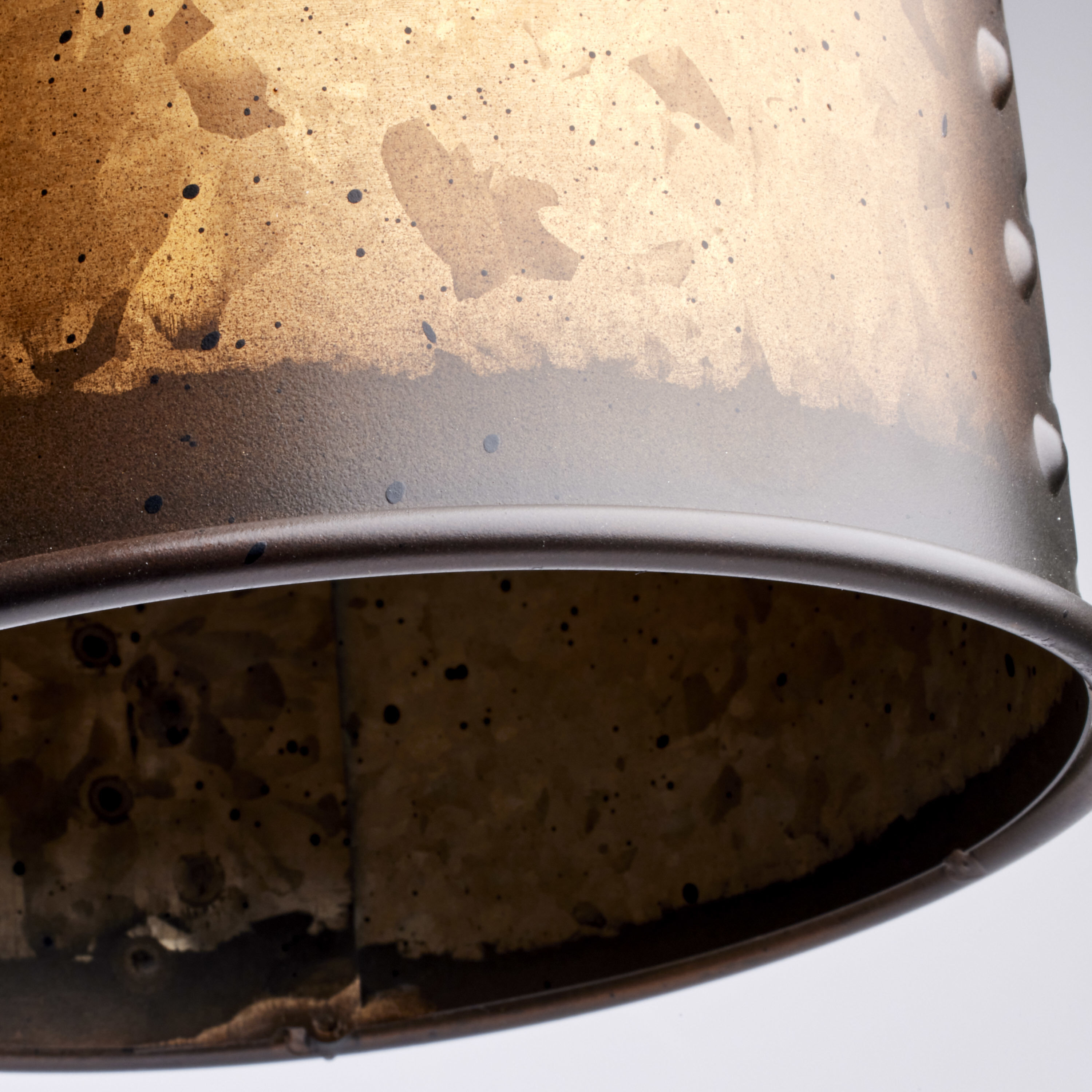 Kettle 1 Light 6 inch Weathered Brass Mini Pendant Ceiling Light