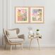 Florals Collection Green Framed Art