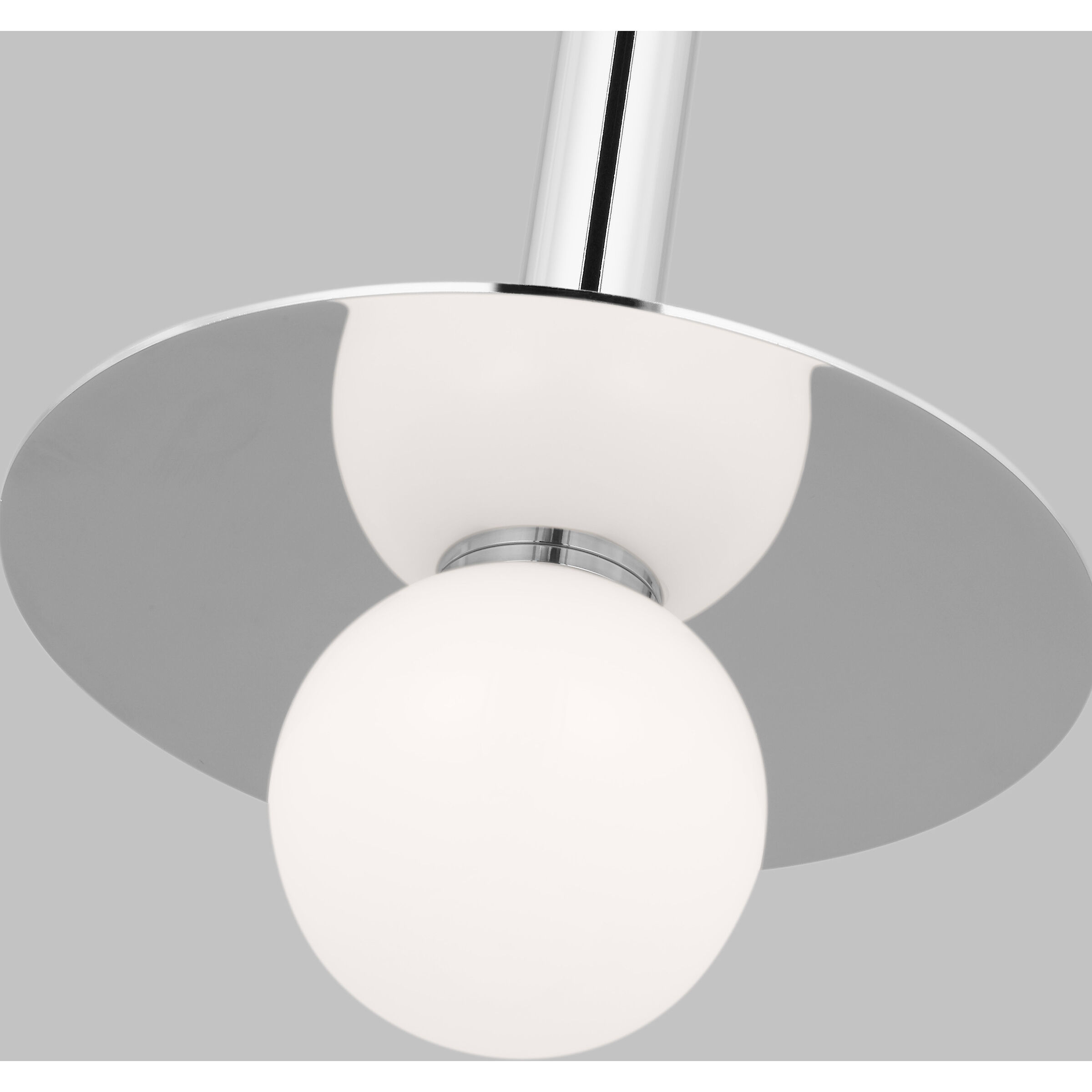 Kelly by Kelly Wearstler Nodes 1 Light 8 inch Polished Nickel Pendant Ceiling Light