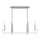 Summit 6 Light 32 inch Brushed Nickel Island Light Ceiling Light