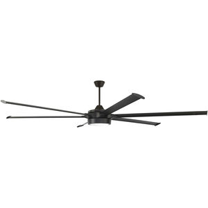 Prost 102 inch Flat Black with Flat Black Wingtip Blades Ceiling Fan, Blades Included