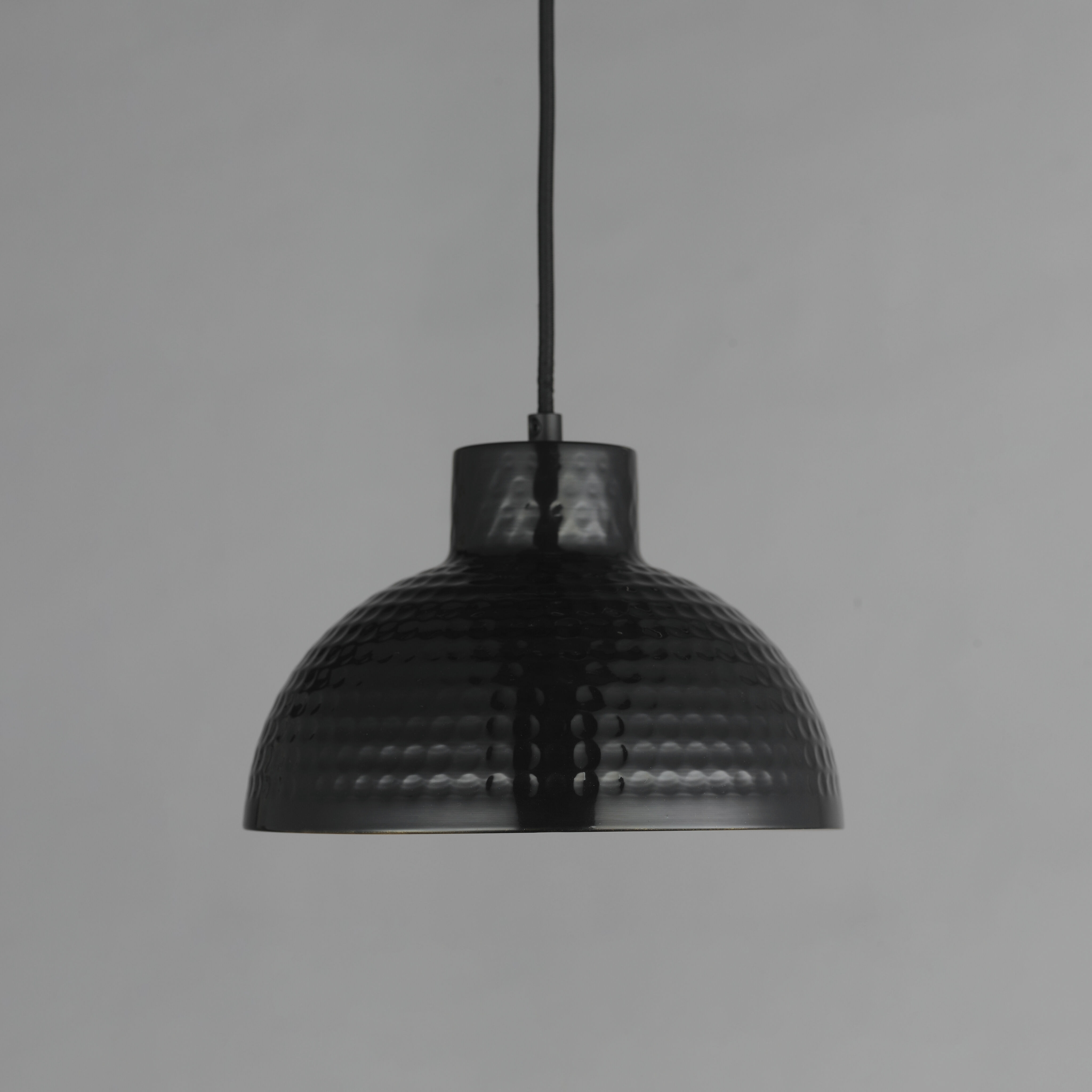 Rockport 1 Light 10 inch Black and Antique Copper Single Pendant Ceiling Light