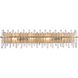 Icicles 4 Light 36 inch Satin Brass Bath Vanity Wall Light