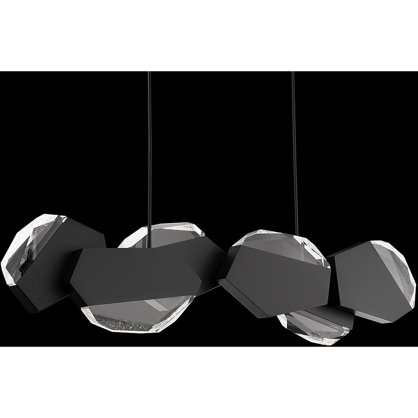 Beyond Palisade LED 47.75 inch Black Linear Pendant Ceiling Light