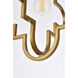 Sandara 1 Light 15 inch Brass Pendant Ceiling Light