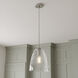 Whitmore 1 Light 10 inch Brushed Nickel Mini Pendant Ceiling Light