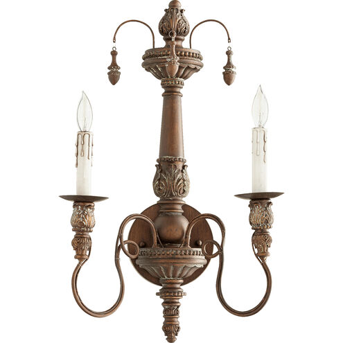 Salento 2 Light 12 inch Vintage Copper Wall Mount Wall Light