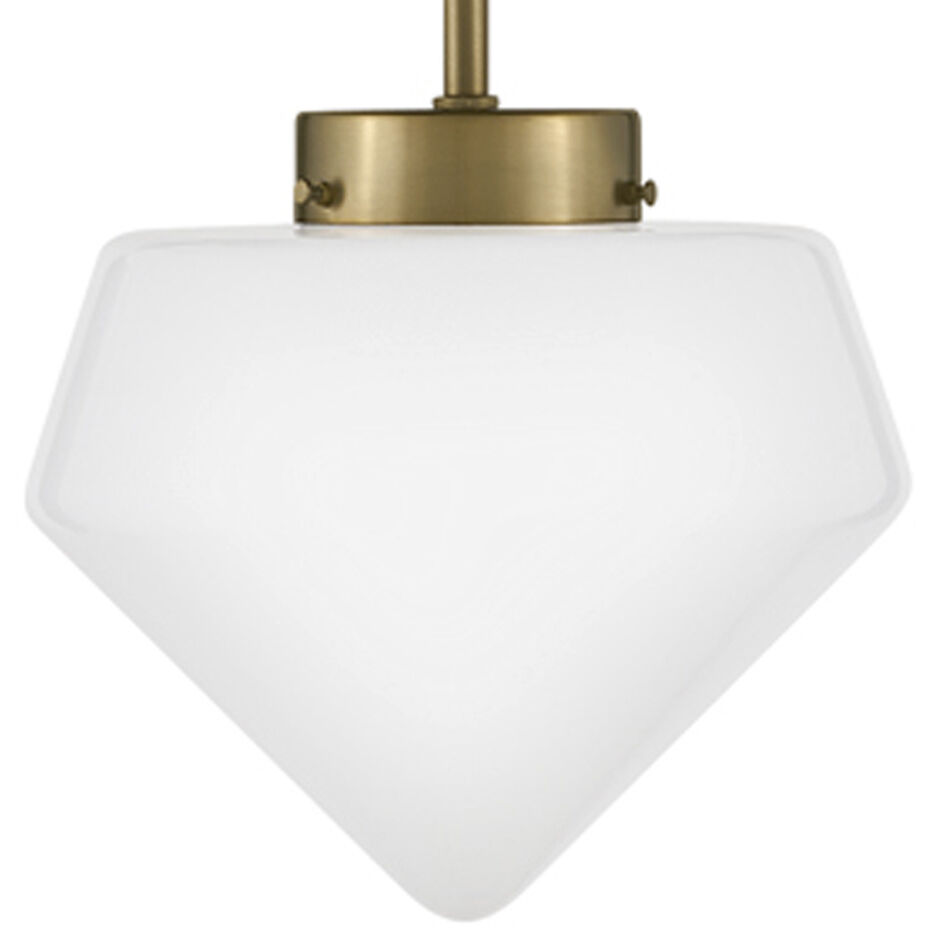 Betty LED 9.5 inch Lacquered Brass Pendant Ceiling Light