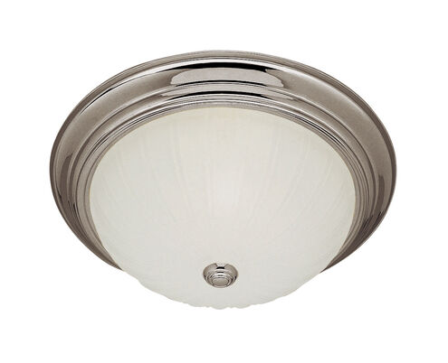 Melon 2 Light 11 inch Brushed Nickel Flush Mount Ceiling Light