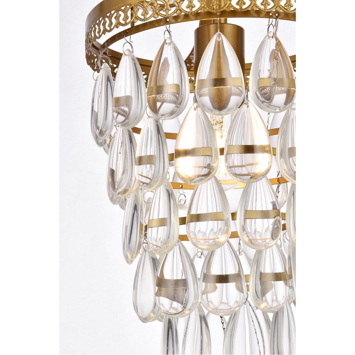 Reese 1 Light 9 inch Brass Pendant Ceiling Light