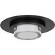 Plate LED 12 inch Sand Black Outdoor Flush Mount