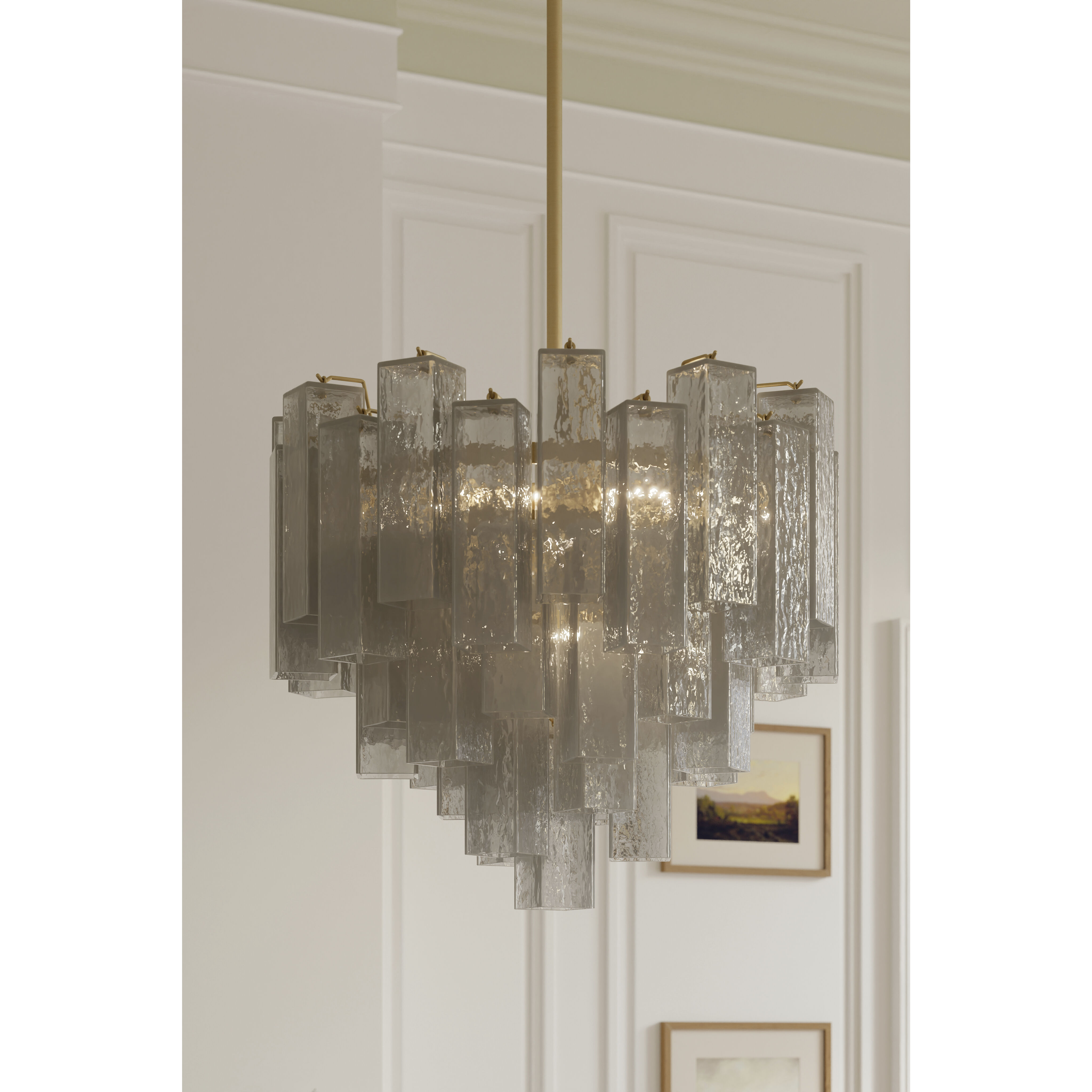 Torvento 9 Light 25.25 inch Legacy Brass Pendant Ceiling Light