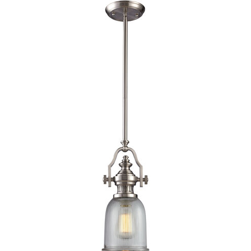 Chadwick 1 Light 7 inch Satin Nickel Mini Pendant Ceiling Light