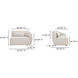 Amelia White Sofa, Right
