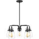 Belton 5 Light 23.88 inch Midnight Black Chandelier Ceiling Light
