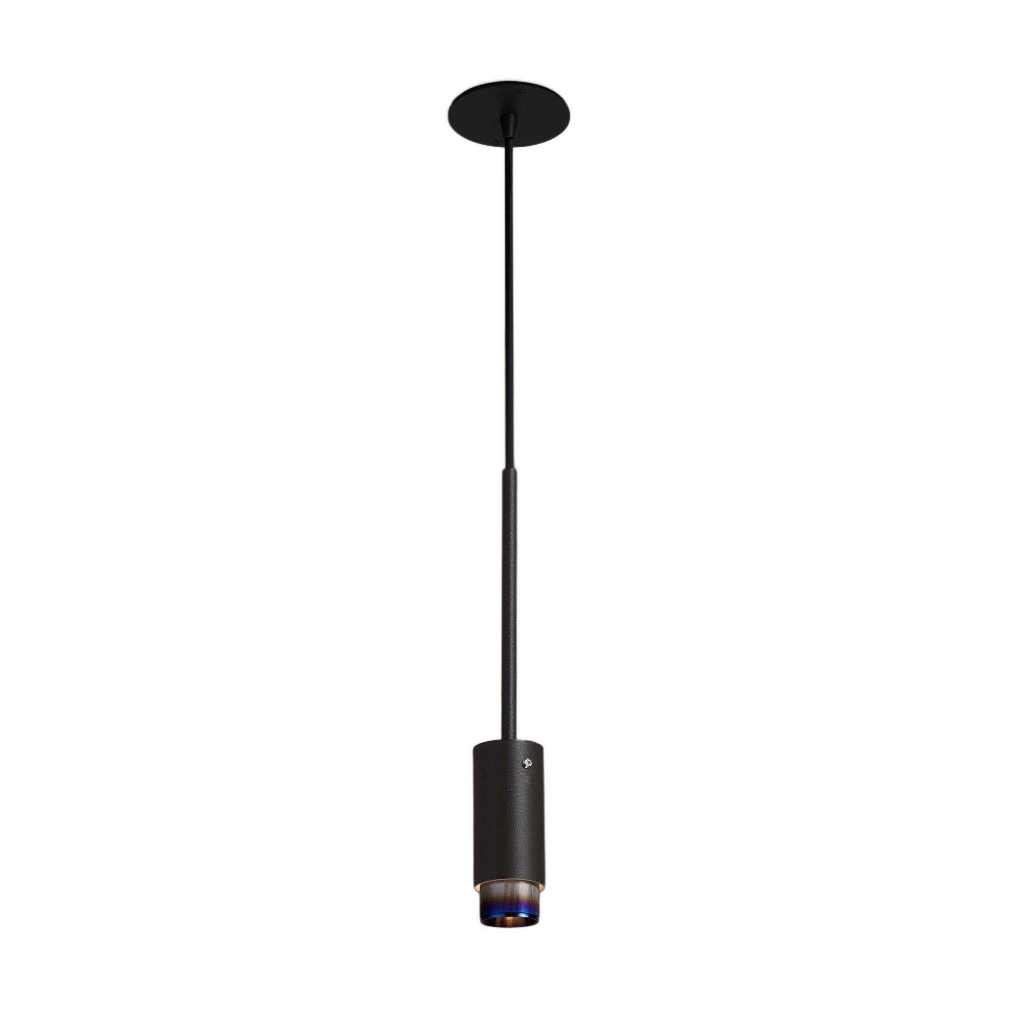 Exhaust Pendant LED 2.36 inch Graphite / Burnt Steel Pendant Ceiling Light