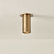 Berg 1 Light 4.75 inch Patina Brass Flush Mount Ceiling Light