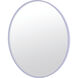 Madison 33 X 1 inch Brushed Nickel Décor Mirror