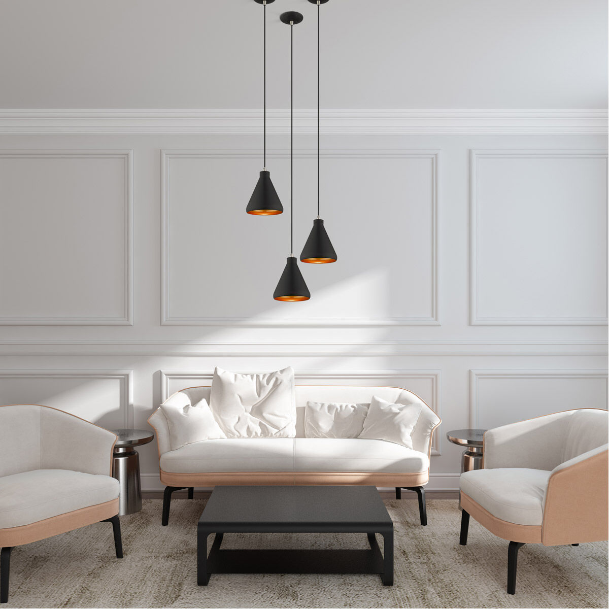 Allison 1 Light 7 inch Black Mini Pendant Ceiling Light