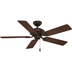 Utopian 52 inch Brushed Cocoa with Antique Halifax, Antique Halifax Blades Ceiling Fan