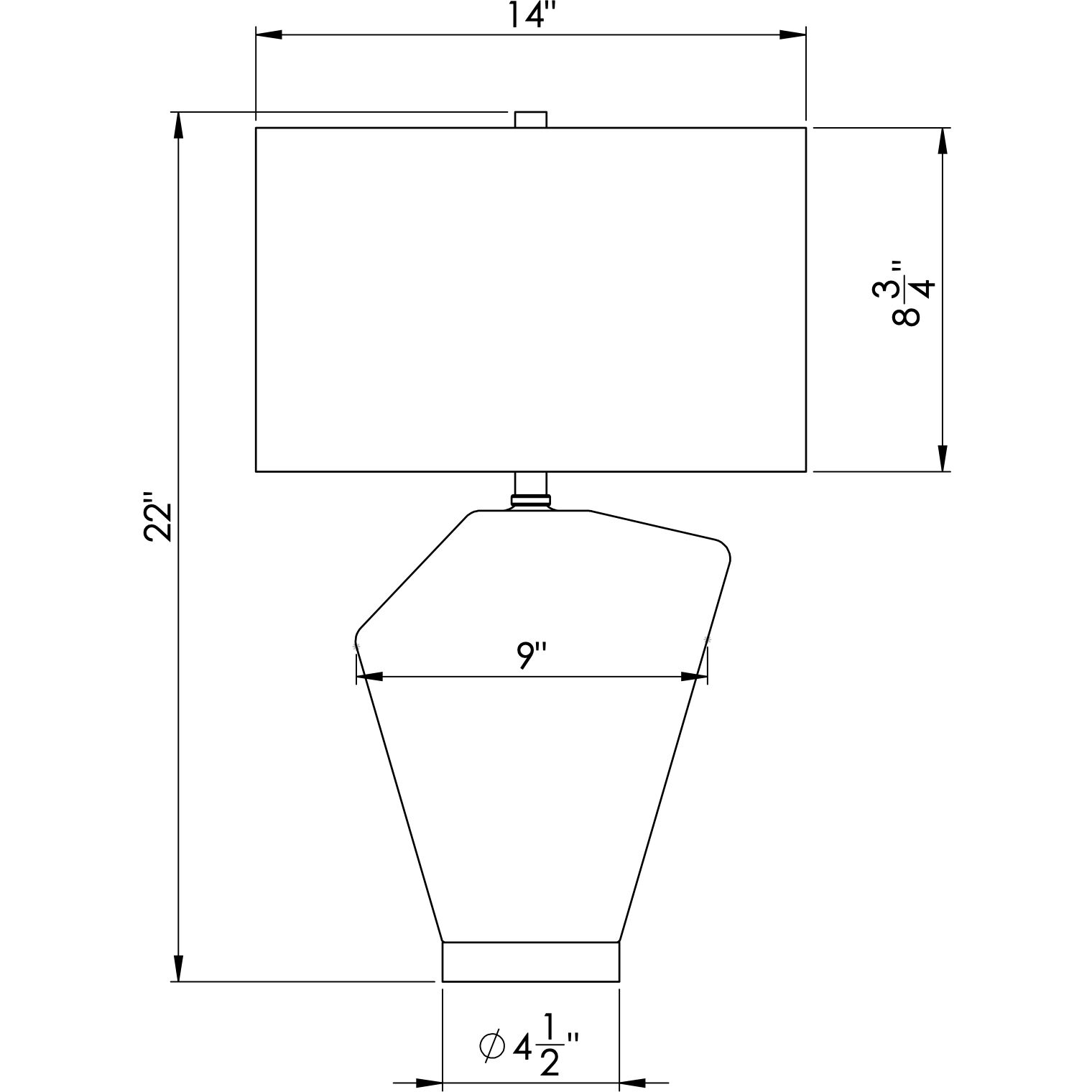 Gavin 22 inch 150.00 watt Black Matte Table Lamp Portable Light