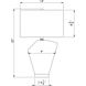 Gavin 22 inch 150.00 watt Black Matte Table Lamp Portable Light