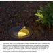 Hardy Island Shielded 12v 12.00 watt Matte Bronze Landscape Well Light in Non-LED