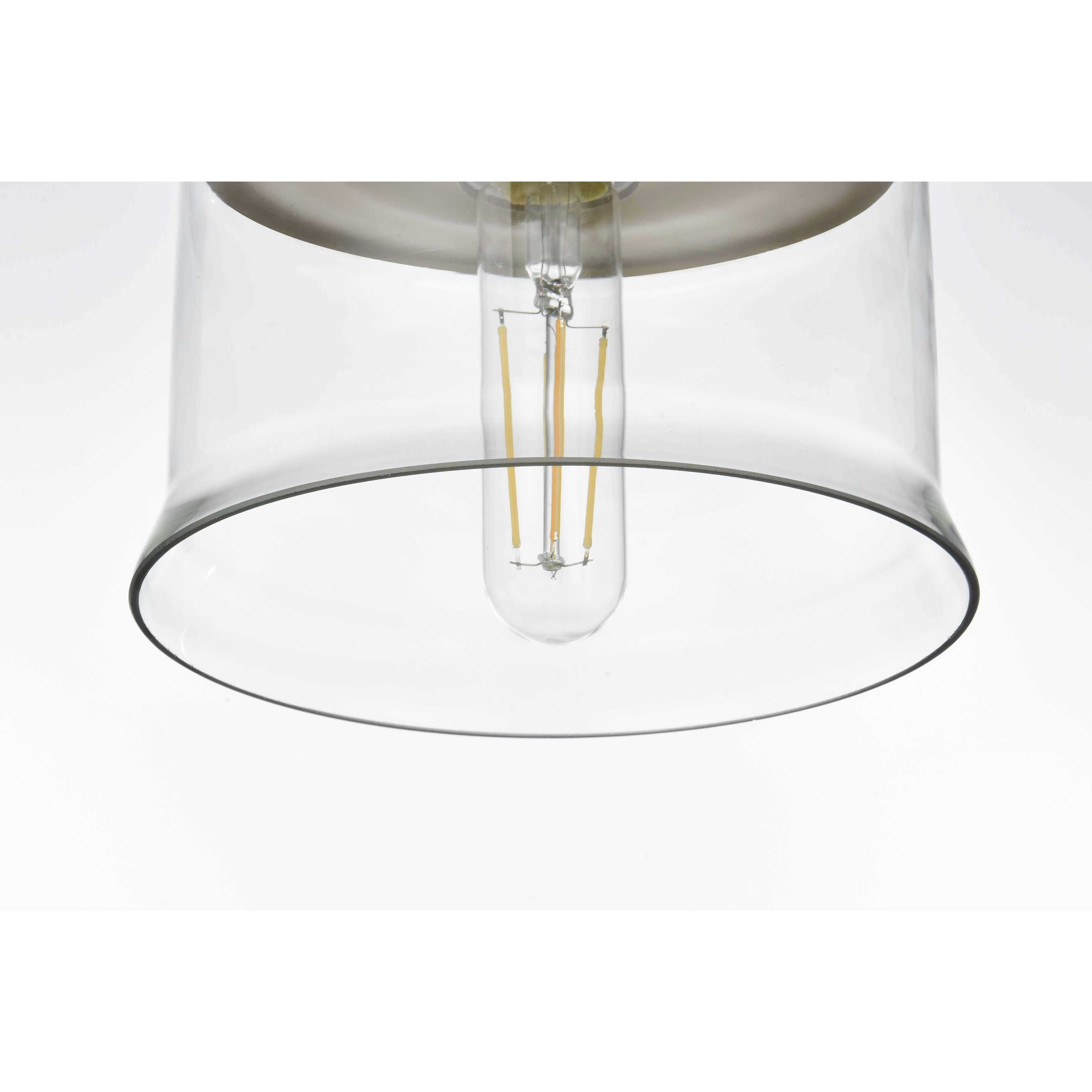 Kenna 1 Light 7 inch Satin Gold Pendant Ceiling Light