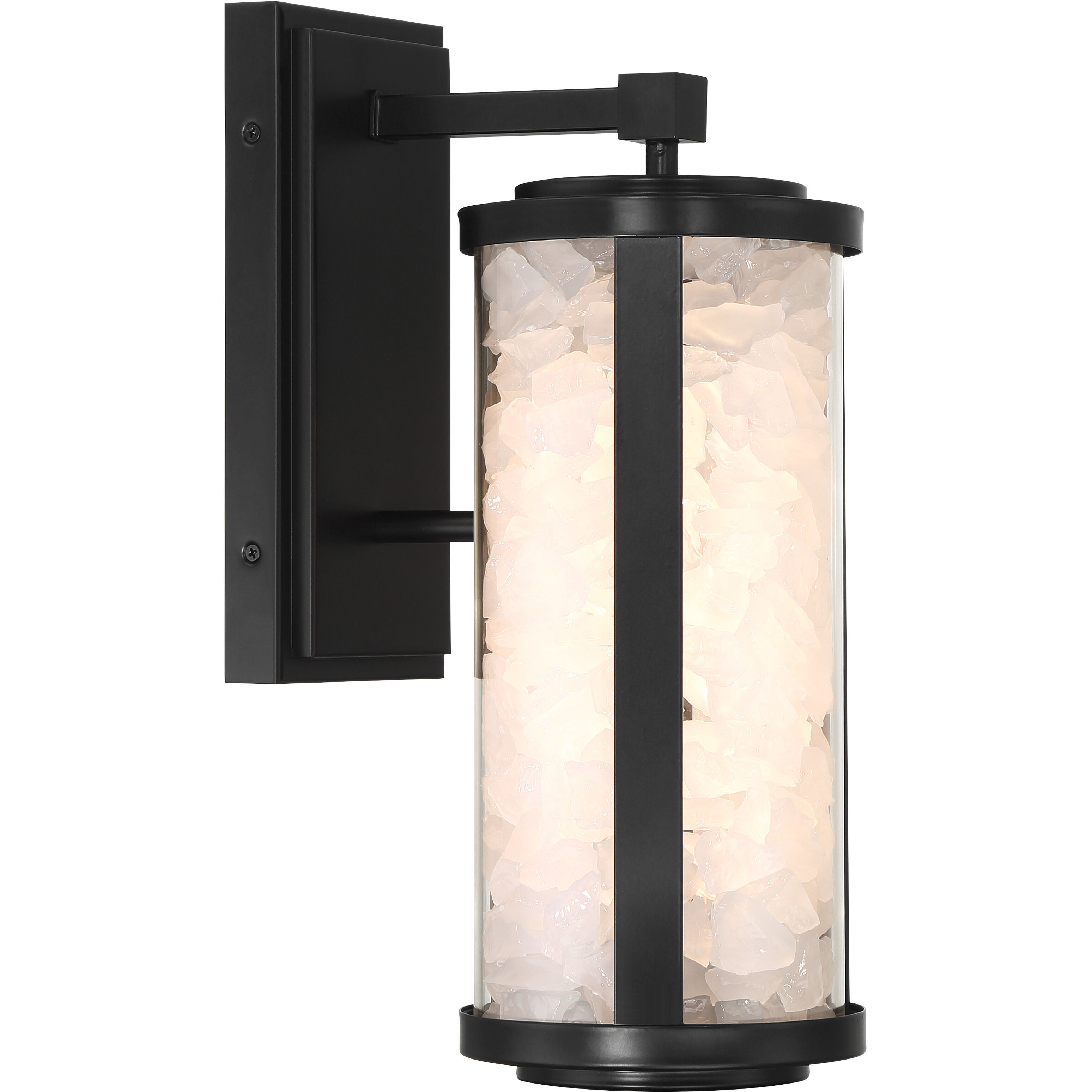 Great Outdoors Salt Creek LED 16 inch Coal Outdoor Wall Sconce