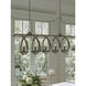 McCook 5 Light 47 inch Pyrite Bronze Chandelier Ceiling Light
