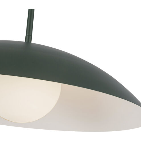 Regent 1 Light 19 inch Pine Green Pendant Ceiling Light