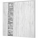 Stripe Wood I White Dimensional Wall Art