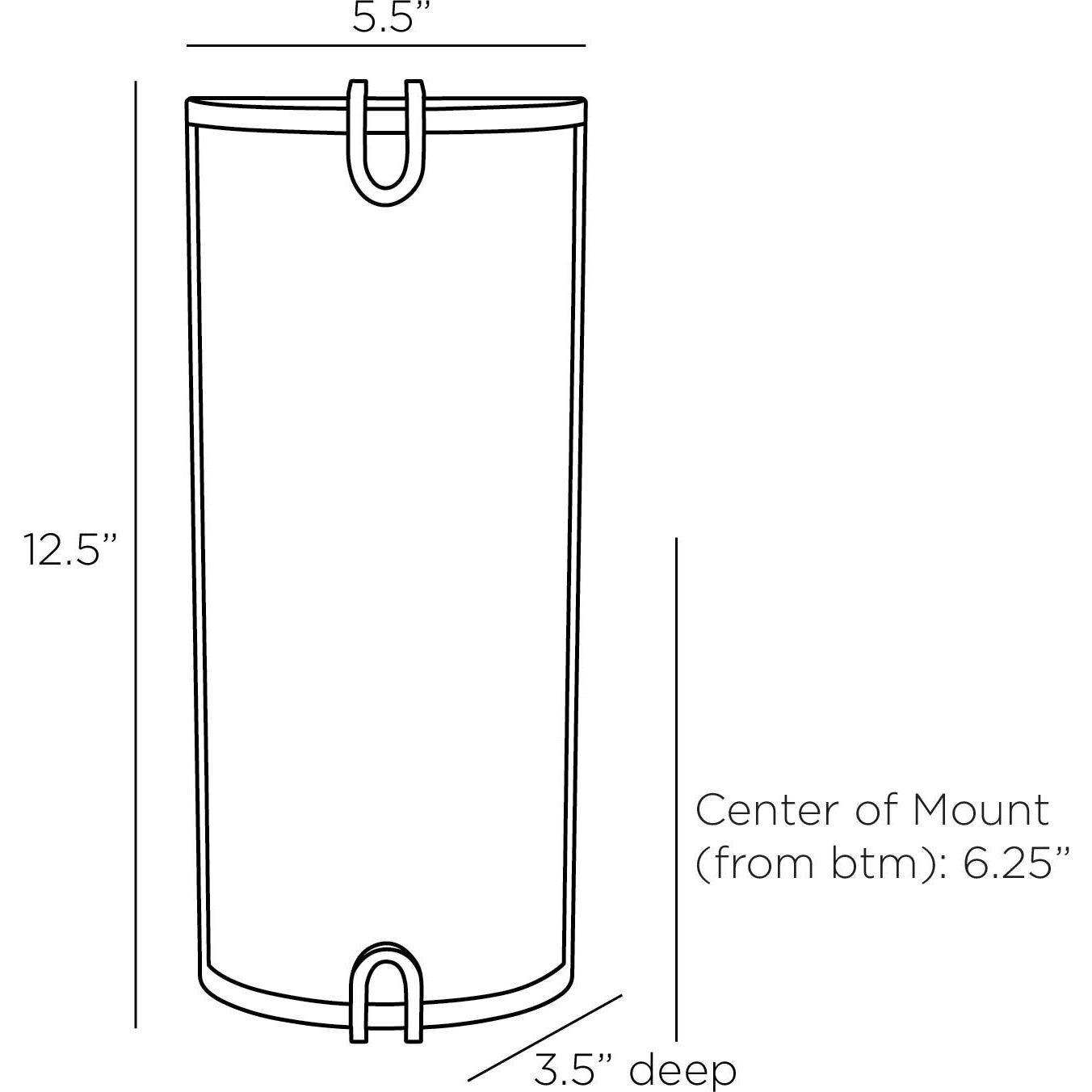 Adriel 2 Light 5.5 inch Antique Mercury Sconce Wall Light