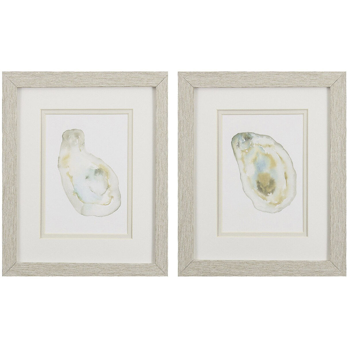Waterside Neutral and Turquoise and Teal and Green Framed Art, Propac