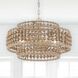Silas 4 Light 16 inch Burnished Silver Pendant Ceiling Light