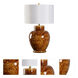 Jennifer 21 inch 100 watt Brown Table Lamp Portable Light