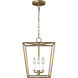 ED Ellen DeGeneres Viota 3 Light 12 inch Casted Gild Pendant Ceiling Light