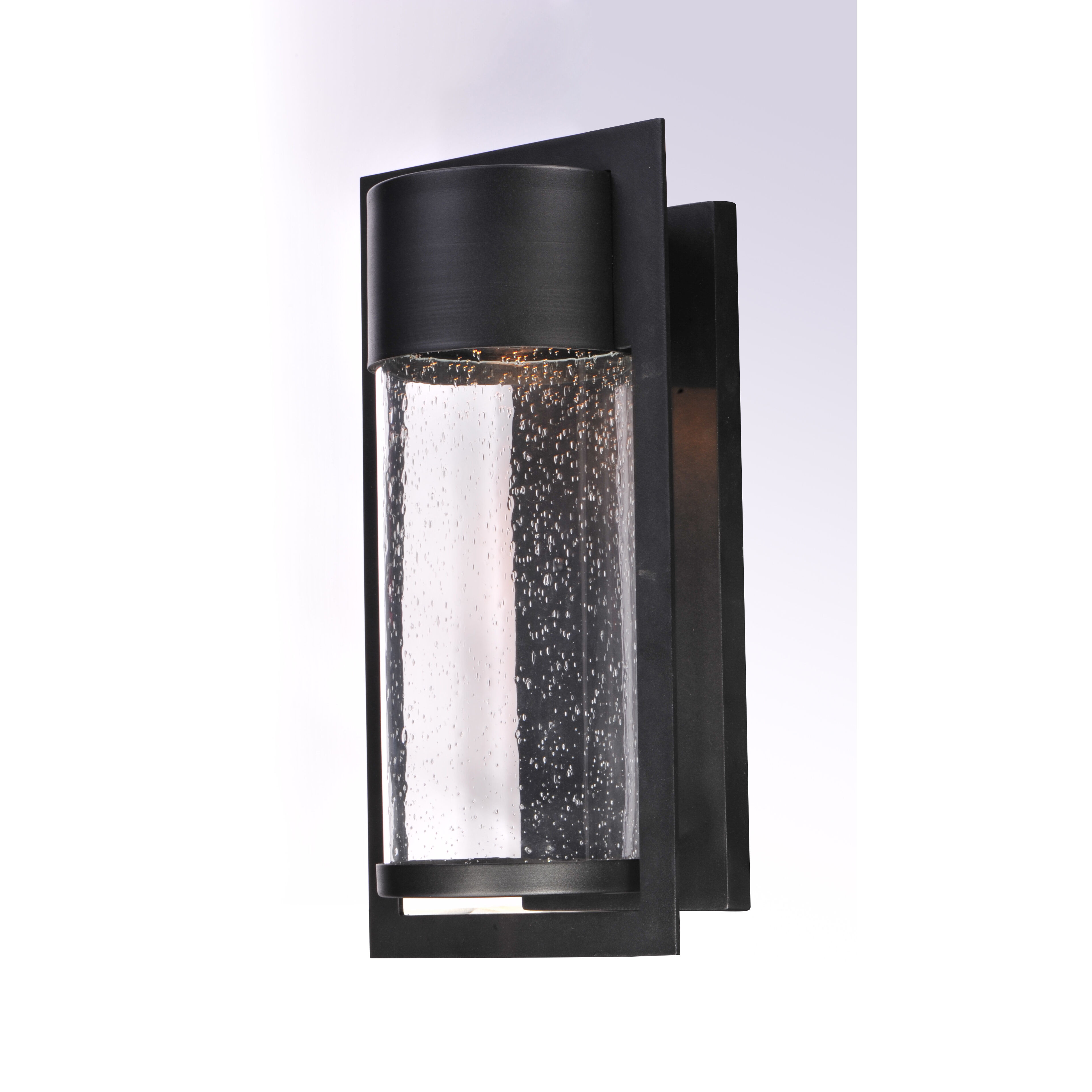 Focus LED 15 inch Black Outdoor Wall Sconce